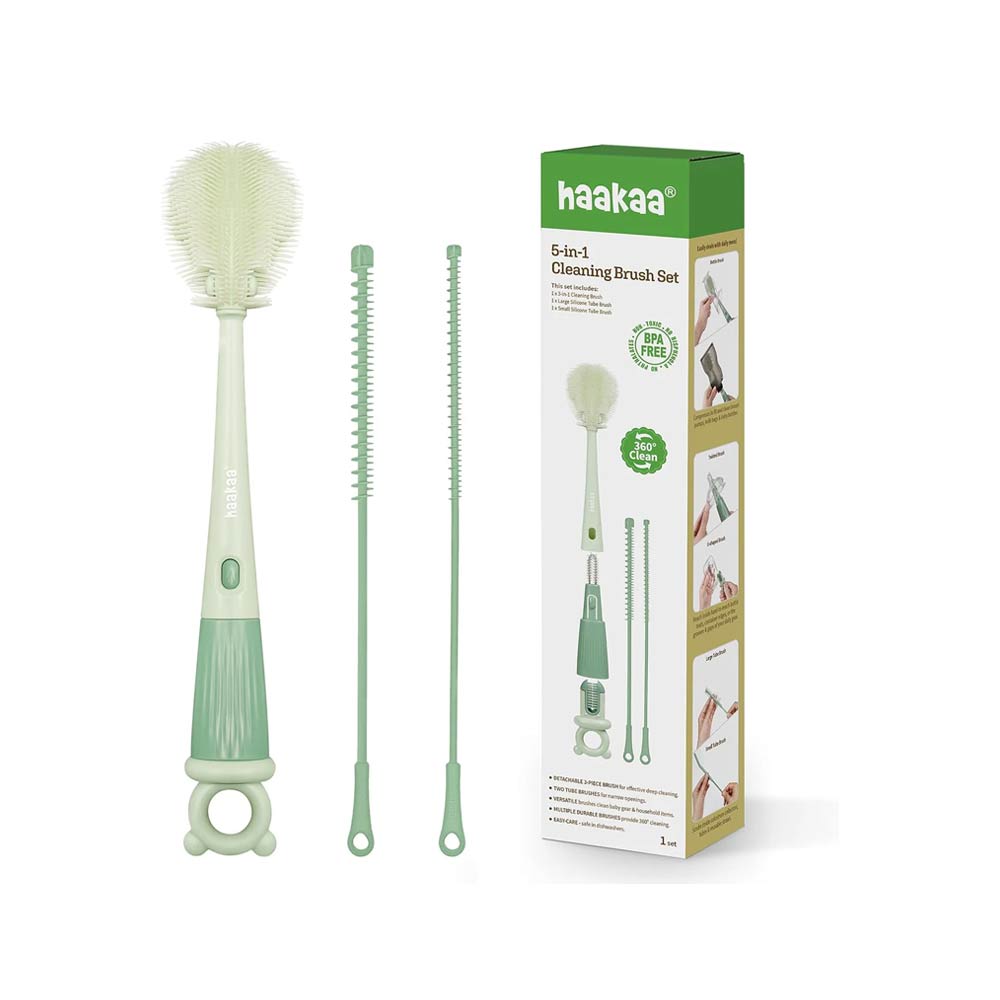 Haakaa Cleaning Brush Set 5-in-1