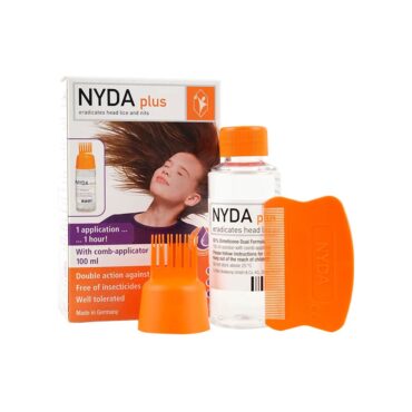 Nyda Plus Eradicates Head Lice Nits with Comb-Applicator 100ml
