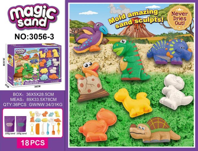 Magic Sand Dinosaur World Series (3Yrs+) 500g