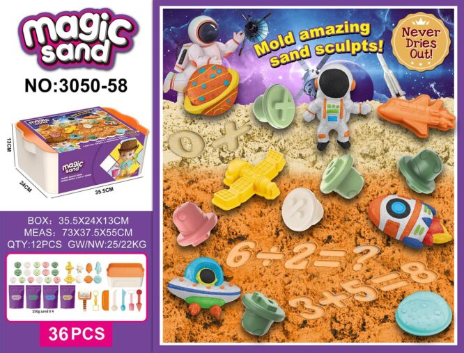 Magic Sand Fantasy Space & Numbers (3Yrs+) 1000g