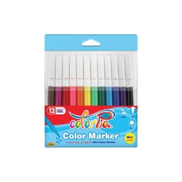 Class Colorpia Mini Color Markers - 12 Markers