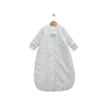 Baby Wawa Caramell TOG 1.6 Baby Sleeping Bag - White Cloud
