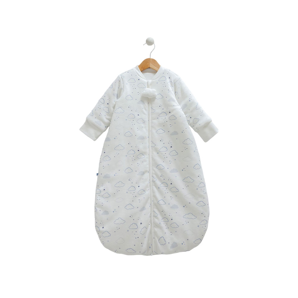 Baby Wawa Caramell TOG 1.6 Baby Sleeping Bag - White Cloud