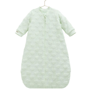 Baby Wawa Caramell TOG 2.5 Baby Sleeping Bag - Green Heart