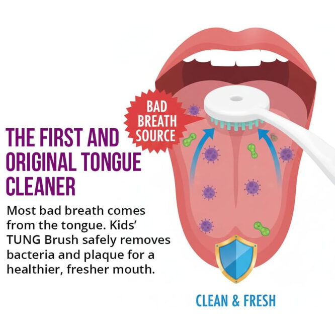 Tung Brush for Kids | Mix Color - 1 Piece