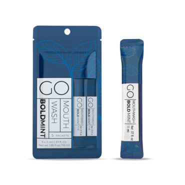 Go Mouthwash Bold Mint - 11ml x 5 Travel Packs
