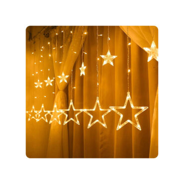 Ramadan Acrylic Battery String Lights 3 Meter - Small & Large Stars
