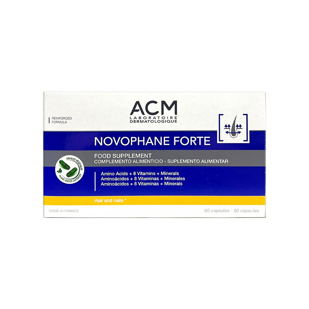 ACM Novophane Forte for Hair & Nails - 60 Capsules