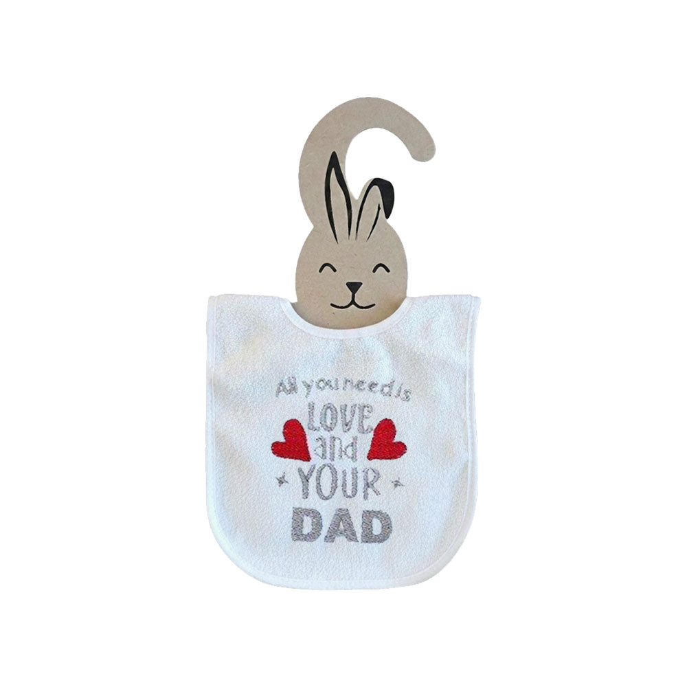Solo Design Baby Bibs | All You Need Is Love and Your Dad [Dad03]