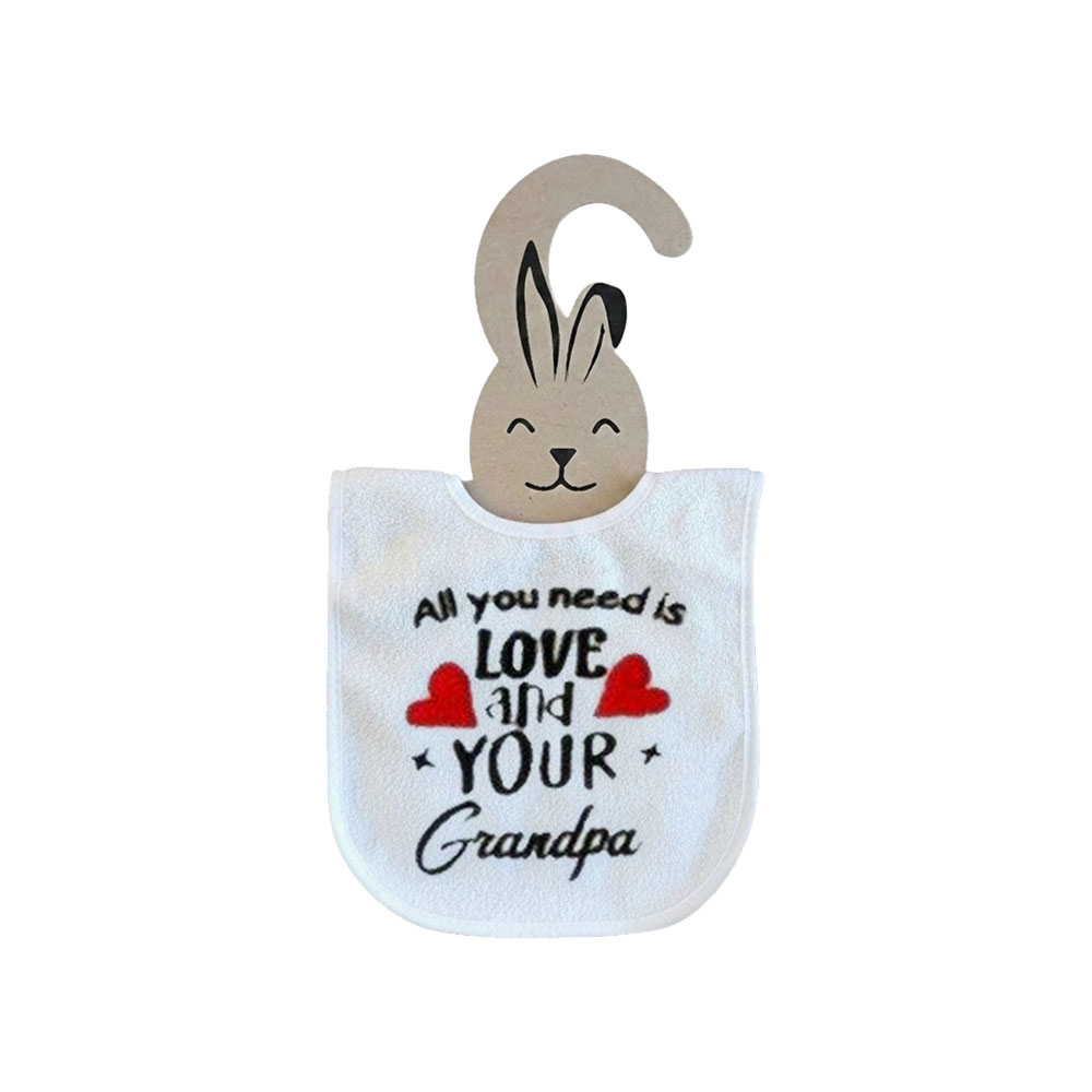 Solo Design Baby Bibs | All You Need Is Love and Your Grandpa [Grandpa03]