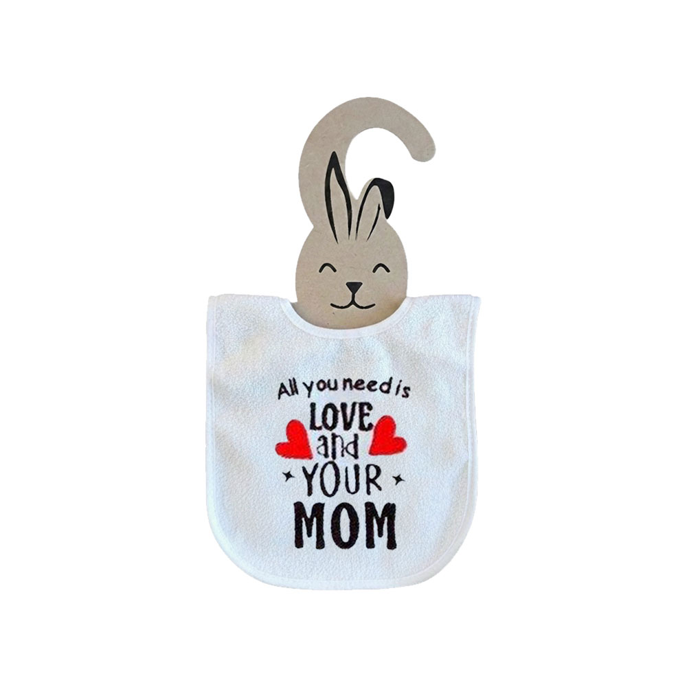 Solo Design Baby Bibs | All You Need Is Love and Your Mom [Mom03]