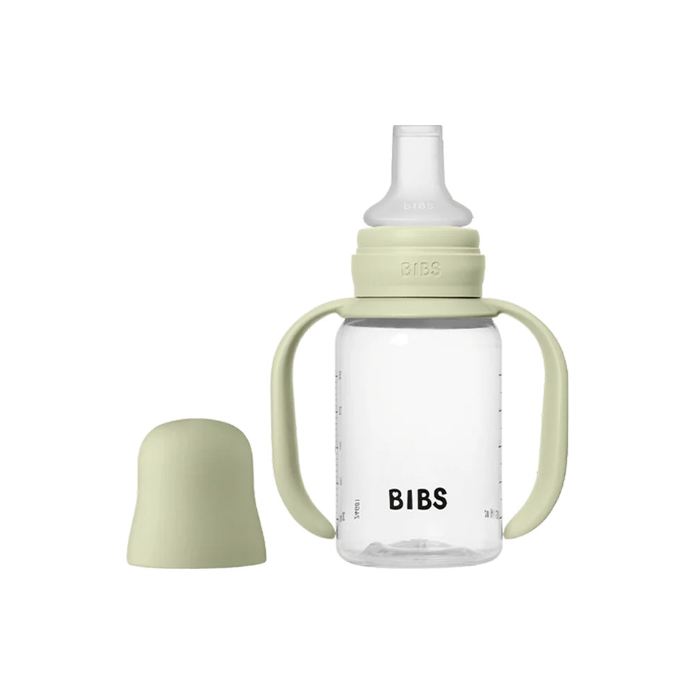 Bibs Baby Soft Spout Plastic Bottle (6m+) 150ml - Sage