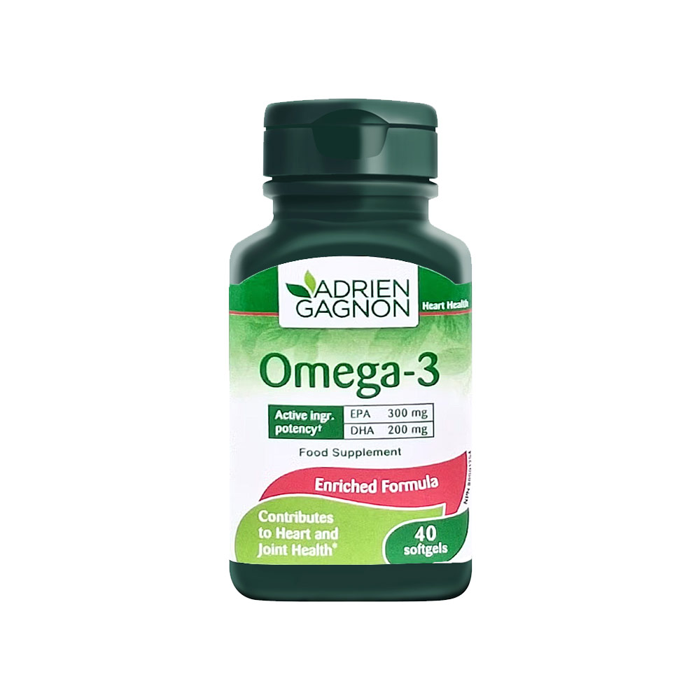 Adrien Gagnon Omega-3 for Heart & Joint Health - 40 Softgels