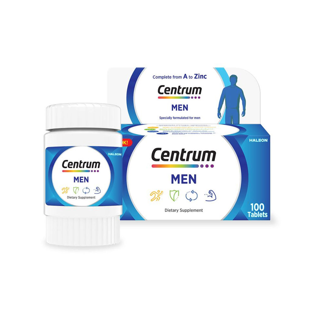 Centrum Men Multivitamins - 100 Tablets