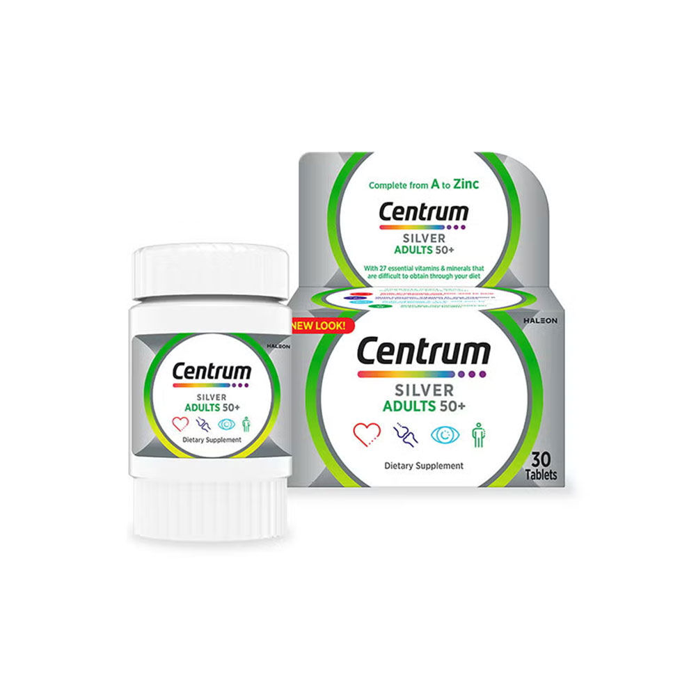 Centrum Silver Adults 50+ Multivitamins - 30 Tablets