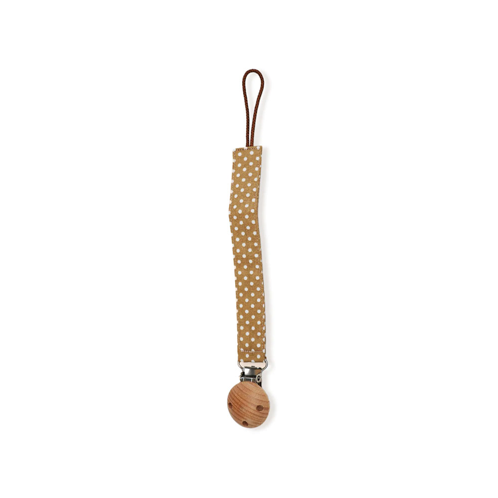 Bebina Pacifier Clip - Brown