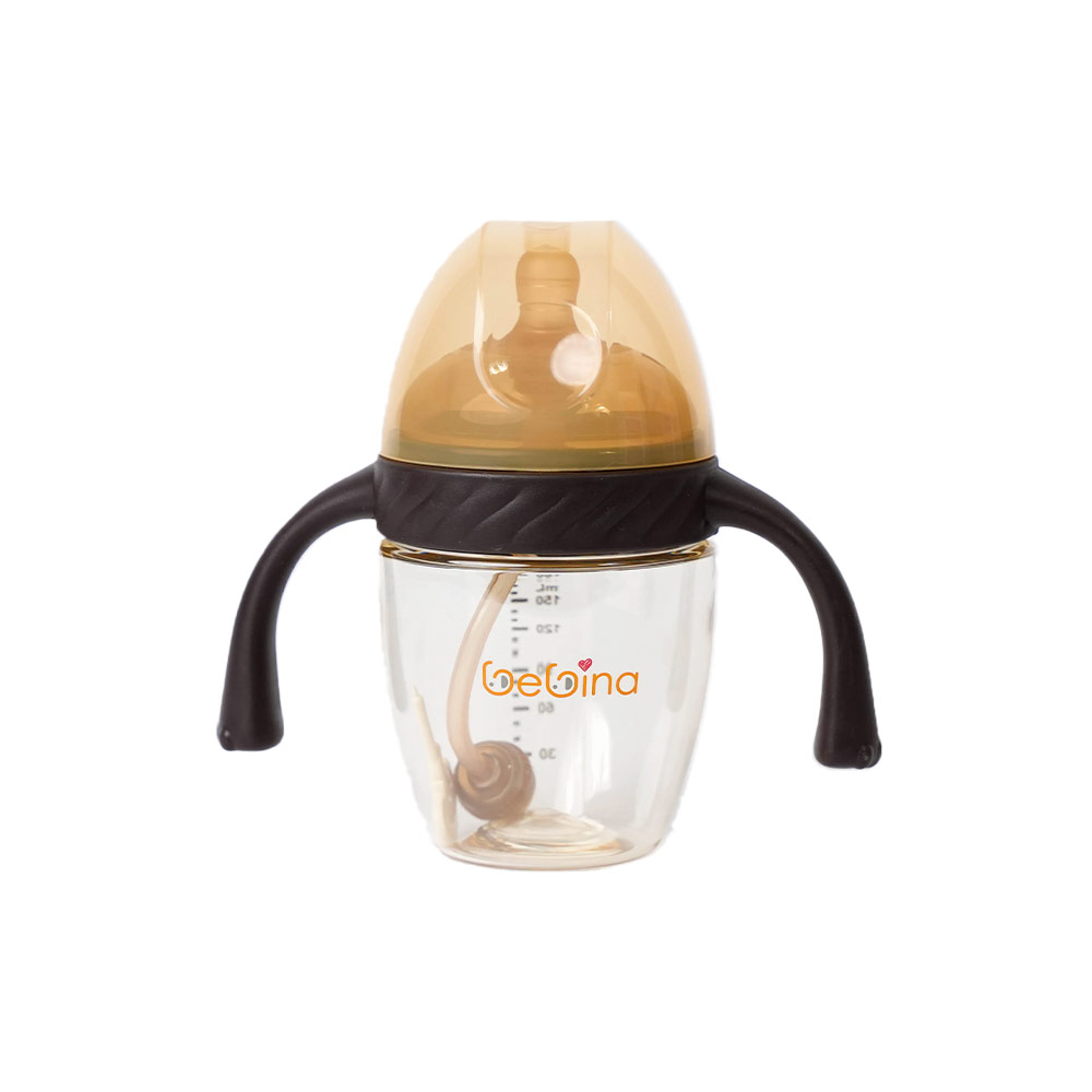 Bebina Premium Care Plastic Baby Bottle 180ml (3m+) Brown