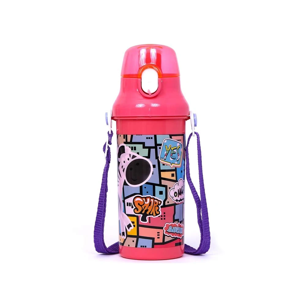 Eazy Kids Water Bottle 600ml - Pink