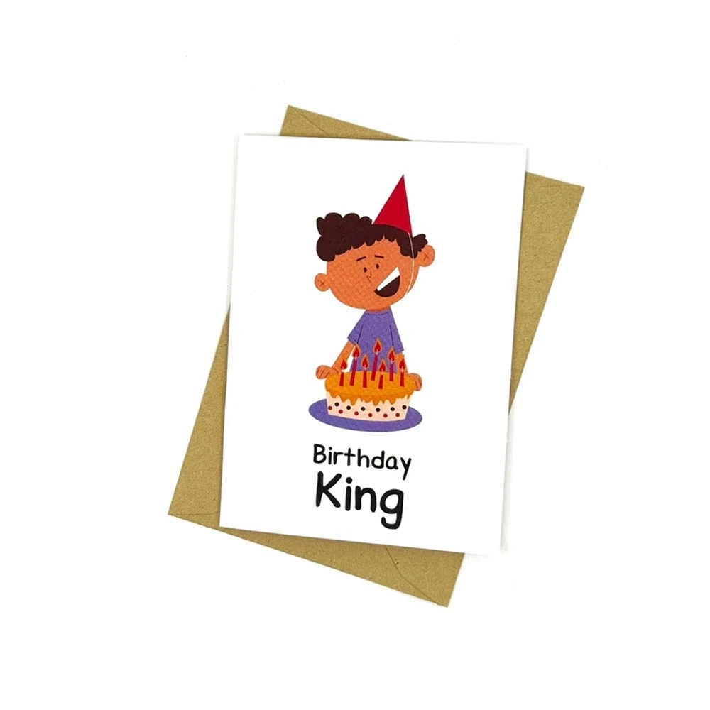 Far Designs Mini Card – Birthday King